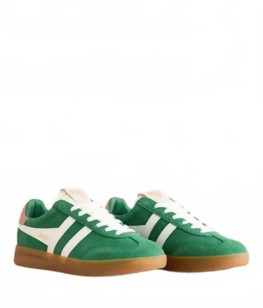 NEW GOLA women's cyclone sneakers in emerald/ off-white